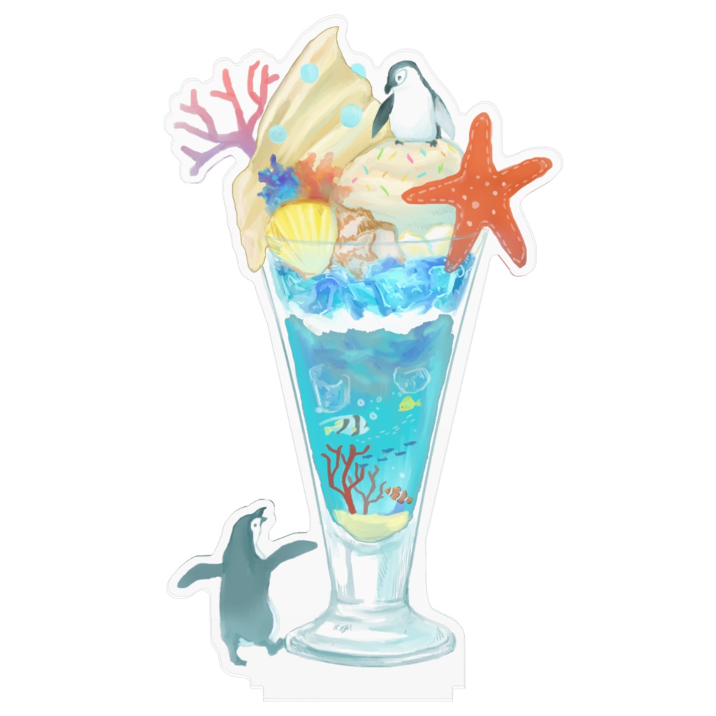 ペンギンパフェ アクリルフィギュア