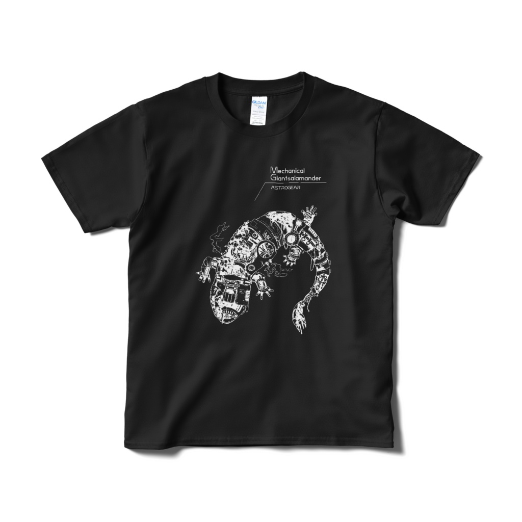機械オオサンショウウオTシャツ 正面