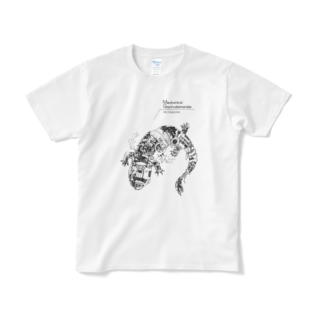 機械オオサンショウウオ Tシャツ 正面