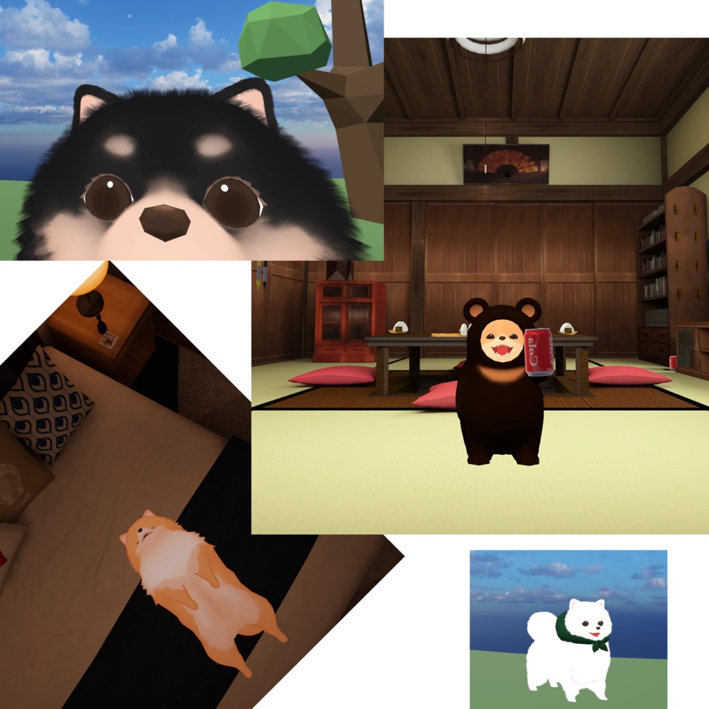 3Dモデル「ぽめまる」VRChat対応