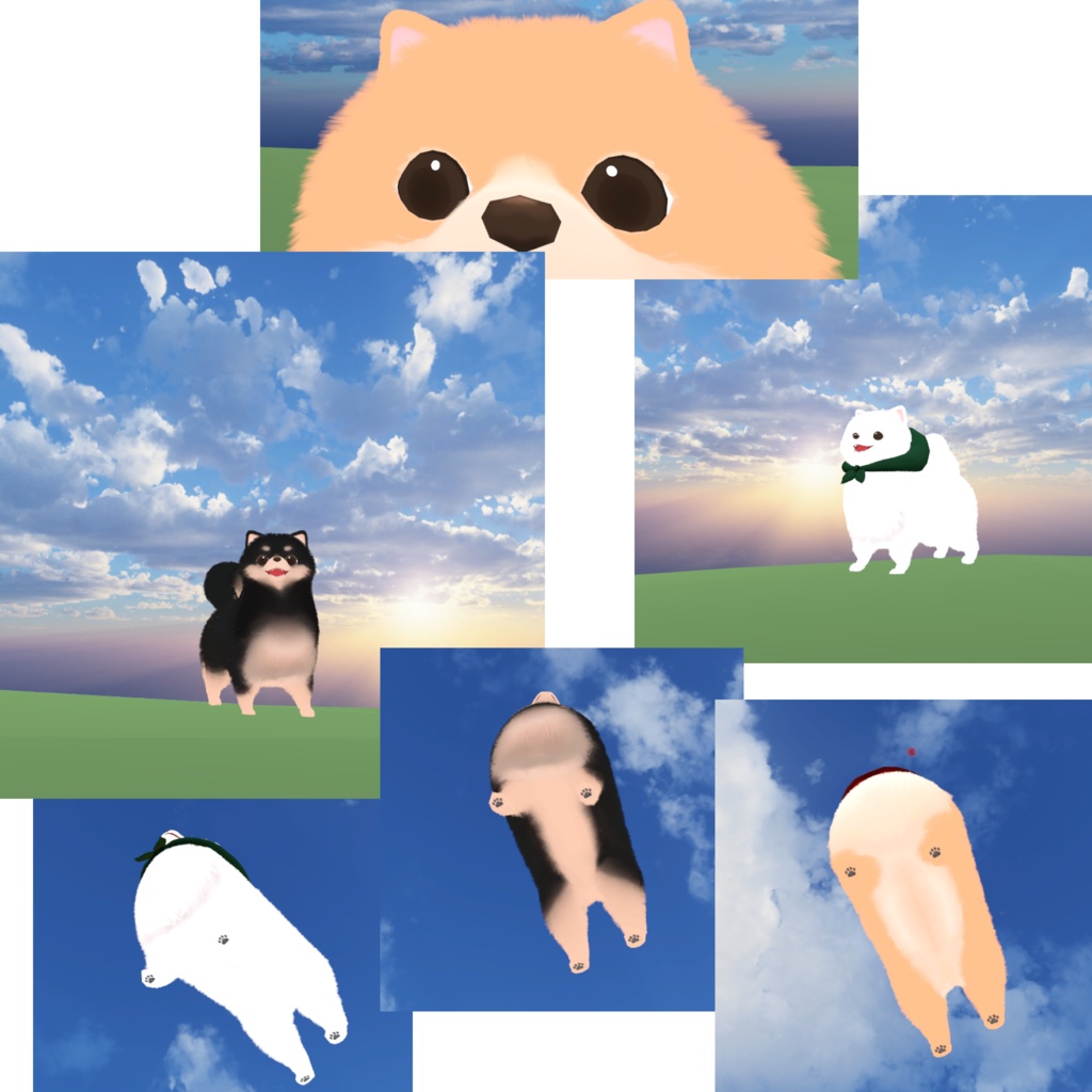 3Dモデル「ぽめまる」VRChat対応