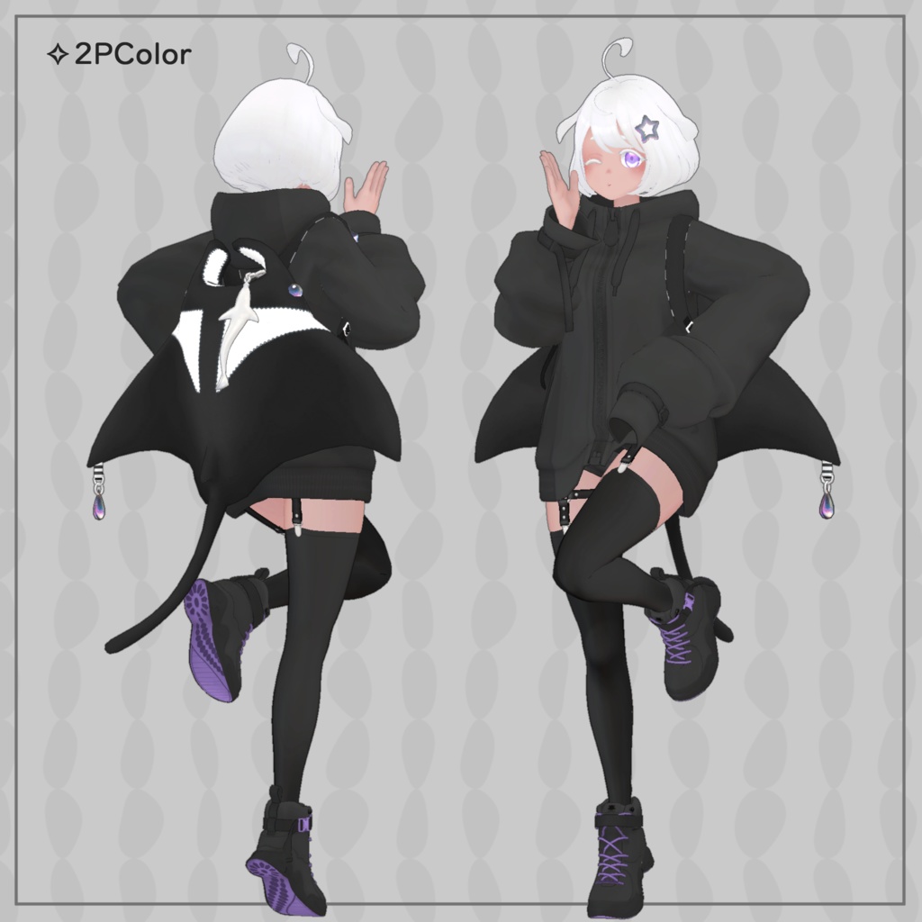 オリジナル3Dモデル「ペルル・マチュリー」#ペルマチュ