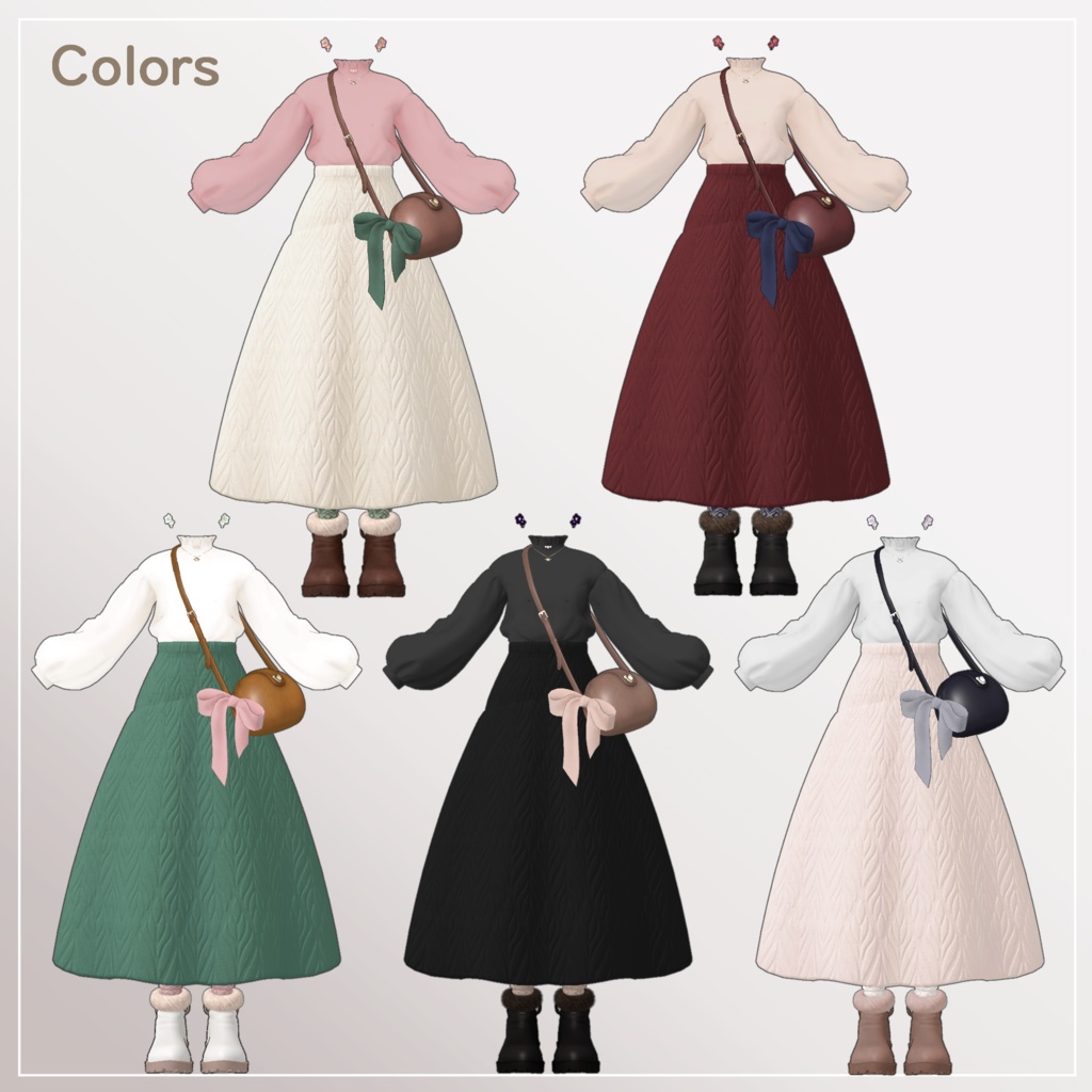 【11アバター対応】モコモコ✾ノルディック【VRChat】