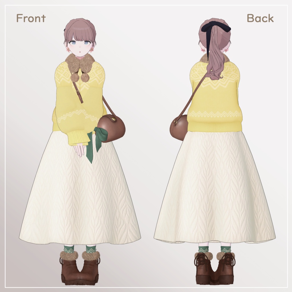 【11アバター対応】モコモコ✾ノルディック【VRChat】