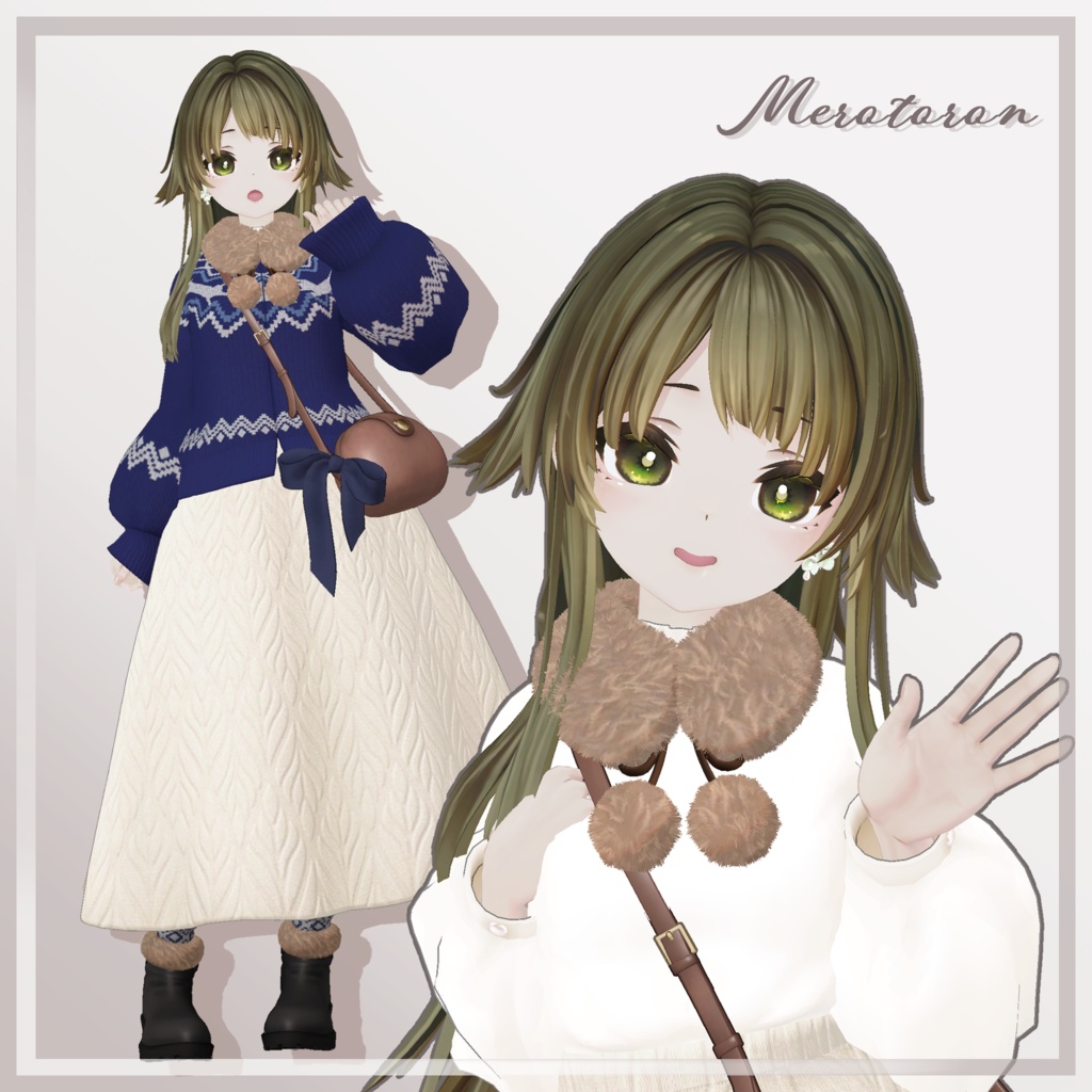 【11アバター対応】モコモコ✾ノルディック【VRChat】