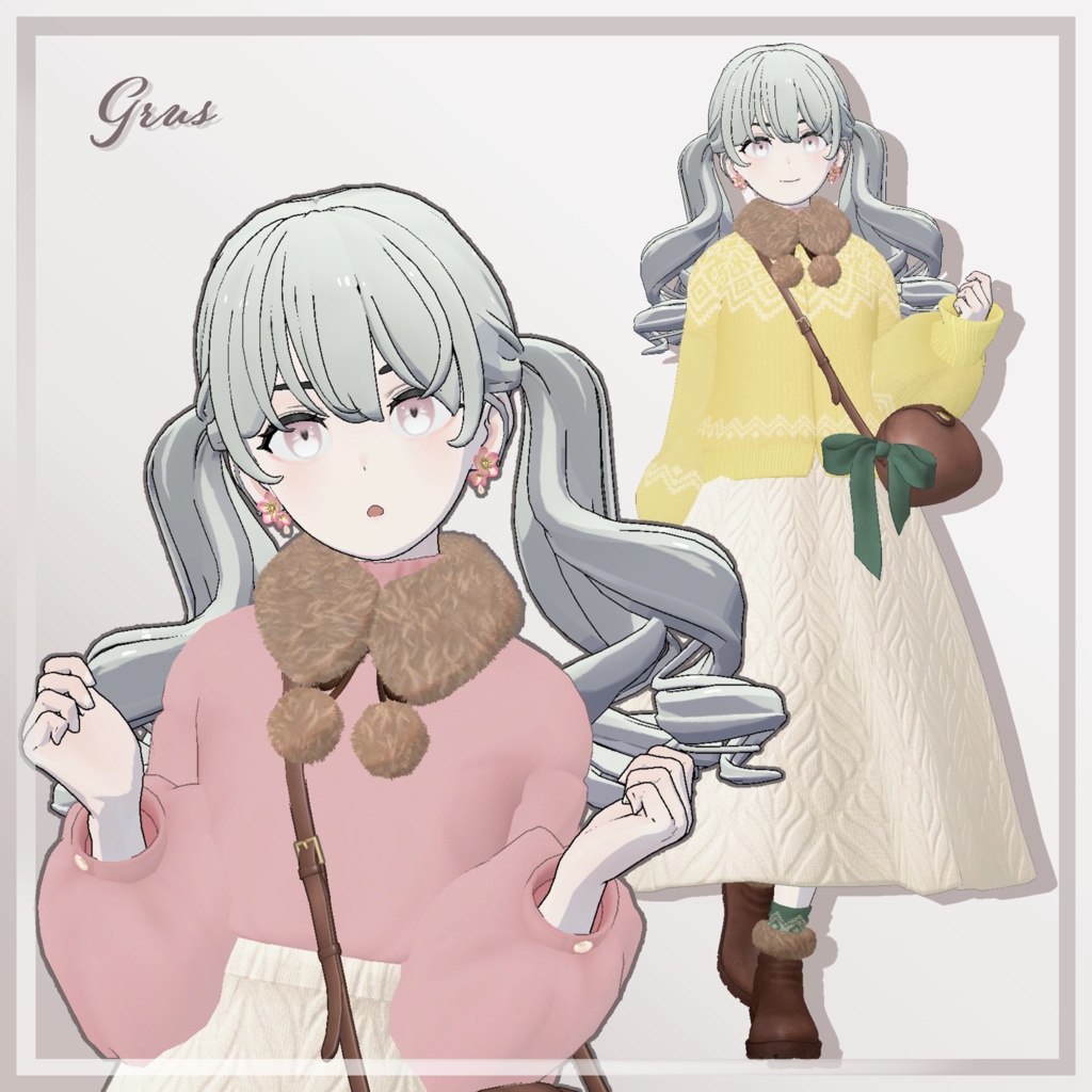 【11アバター対応】モコモコ✾ノルディック【VRChat】