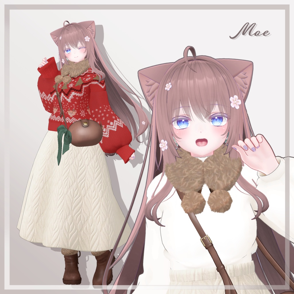 【11アバター対応】モコモコ✾ノルディック【VRChat】