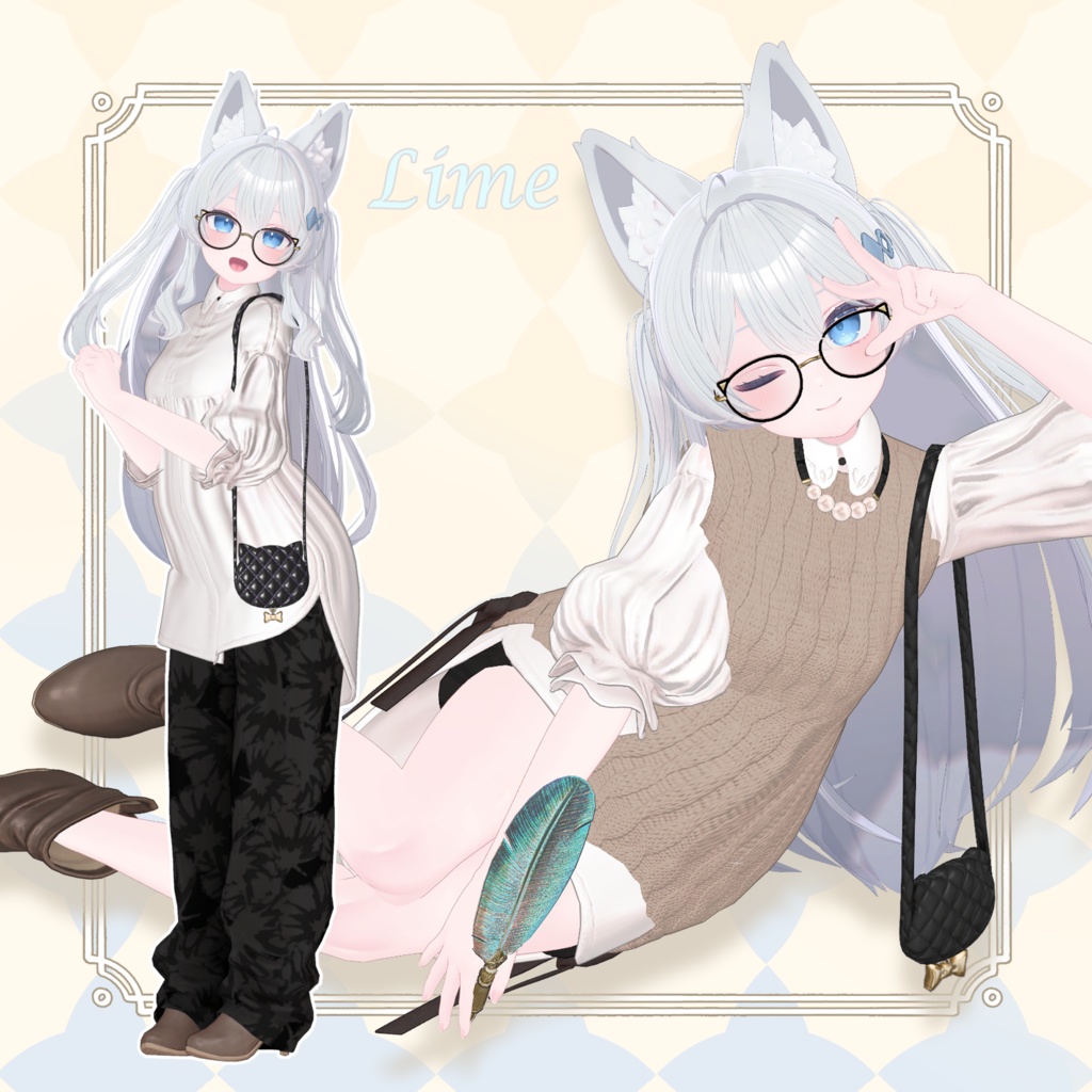 【12アバター対応】✴︎QuietQuill【VRChat】