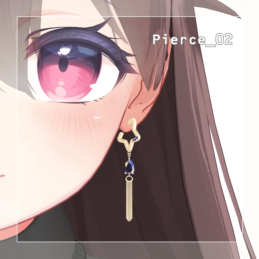 ショップ2周年記念✴︎ピアスセット【VRChat】