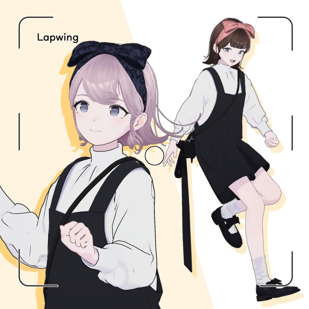 【8アバター対応】ハロー☆外ハネちゃん!【VRChat Hair】