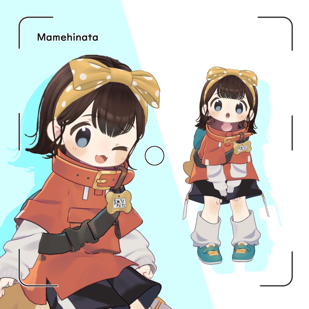 【8アバター対応】ハロー☆外ハネちゃん!【VRChat Hair】