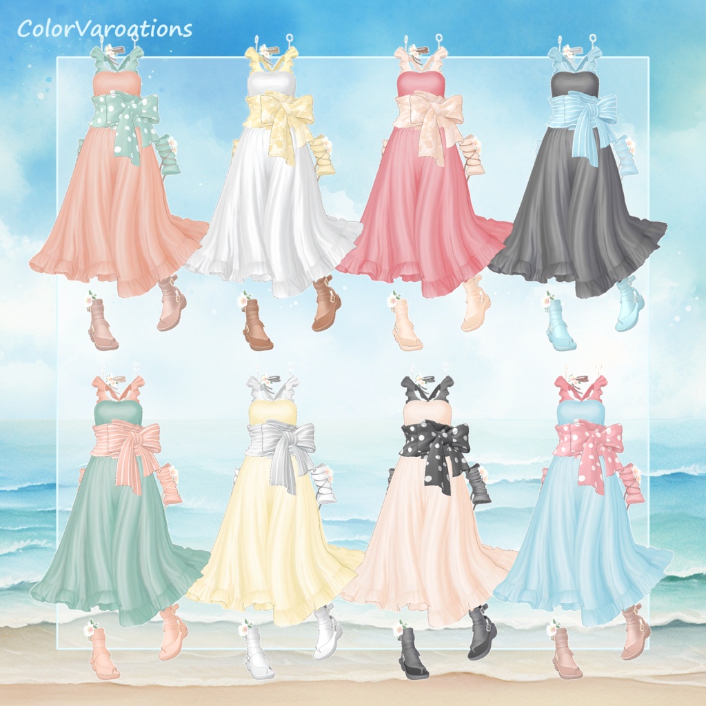 【9アバター対応】SummerBlooms【VRChat】