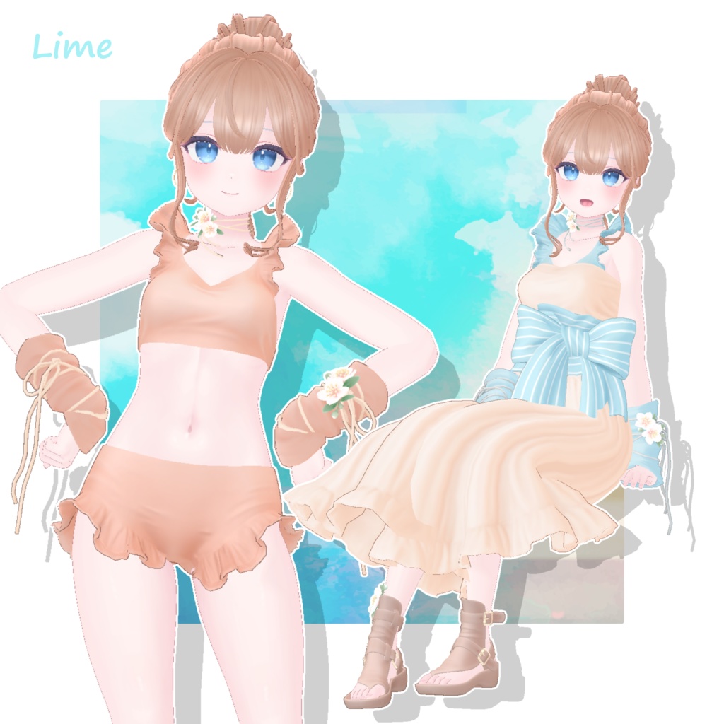 【9アバター対応】SummerBlooms【VRChat】