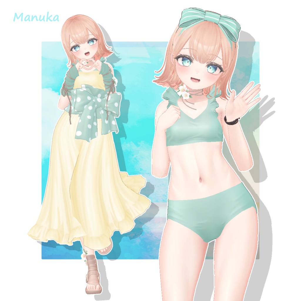 【9アバター対応】SummerBlooms【VRChat】