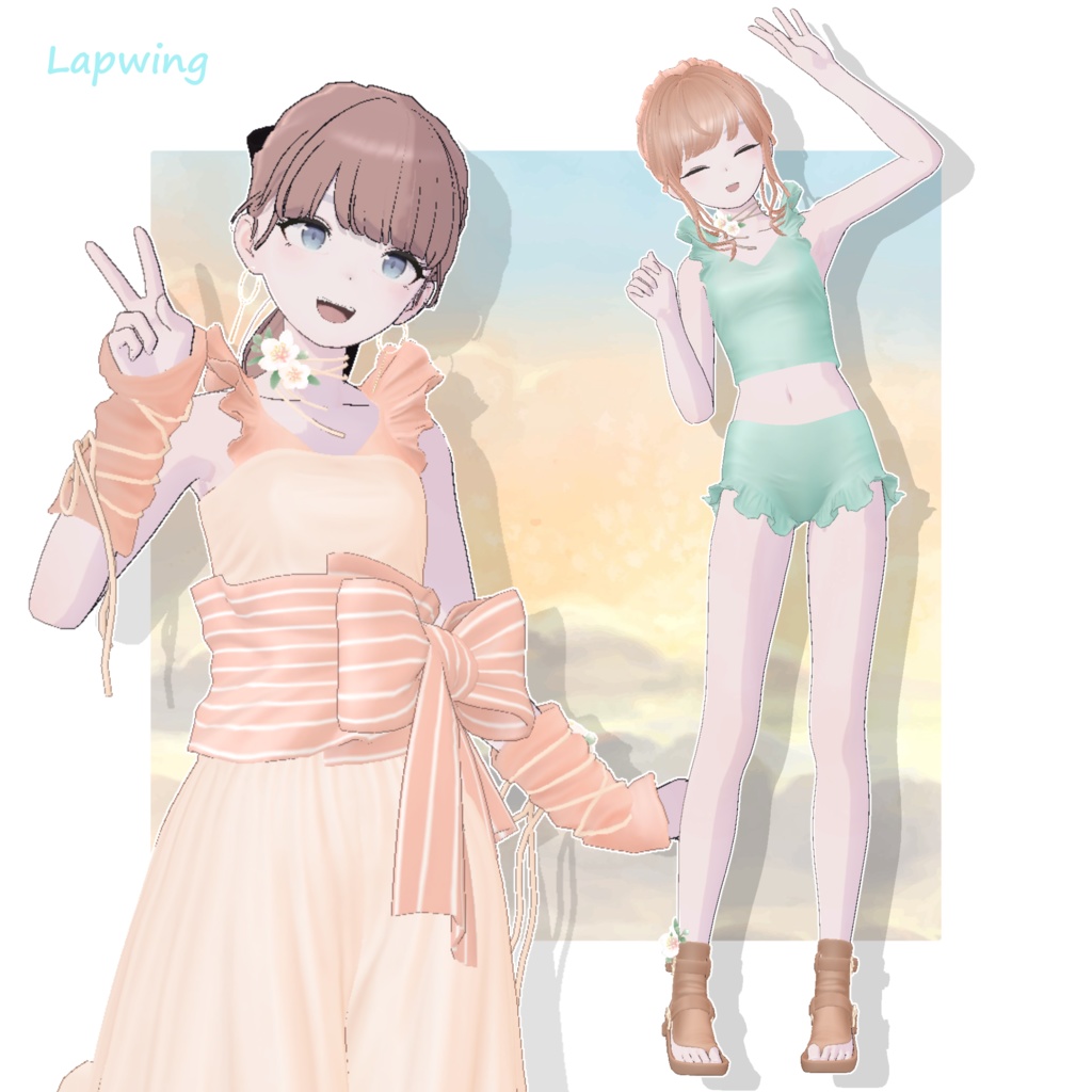 【9アバター対応】SummerBlooms【VRChat】