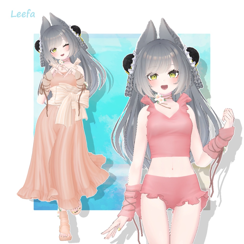 【9アバター対応】SummerBlooms【VRChat】