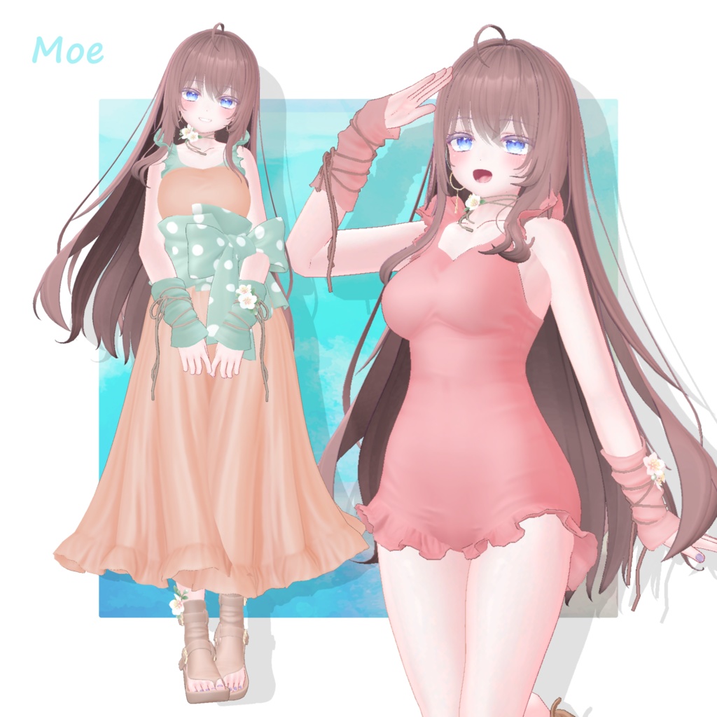 【9アバター対応】SummerBlooms【VRChat】