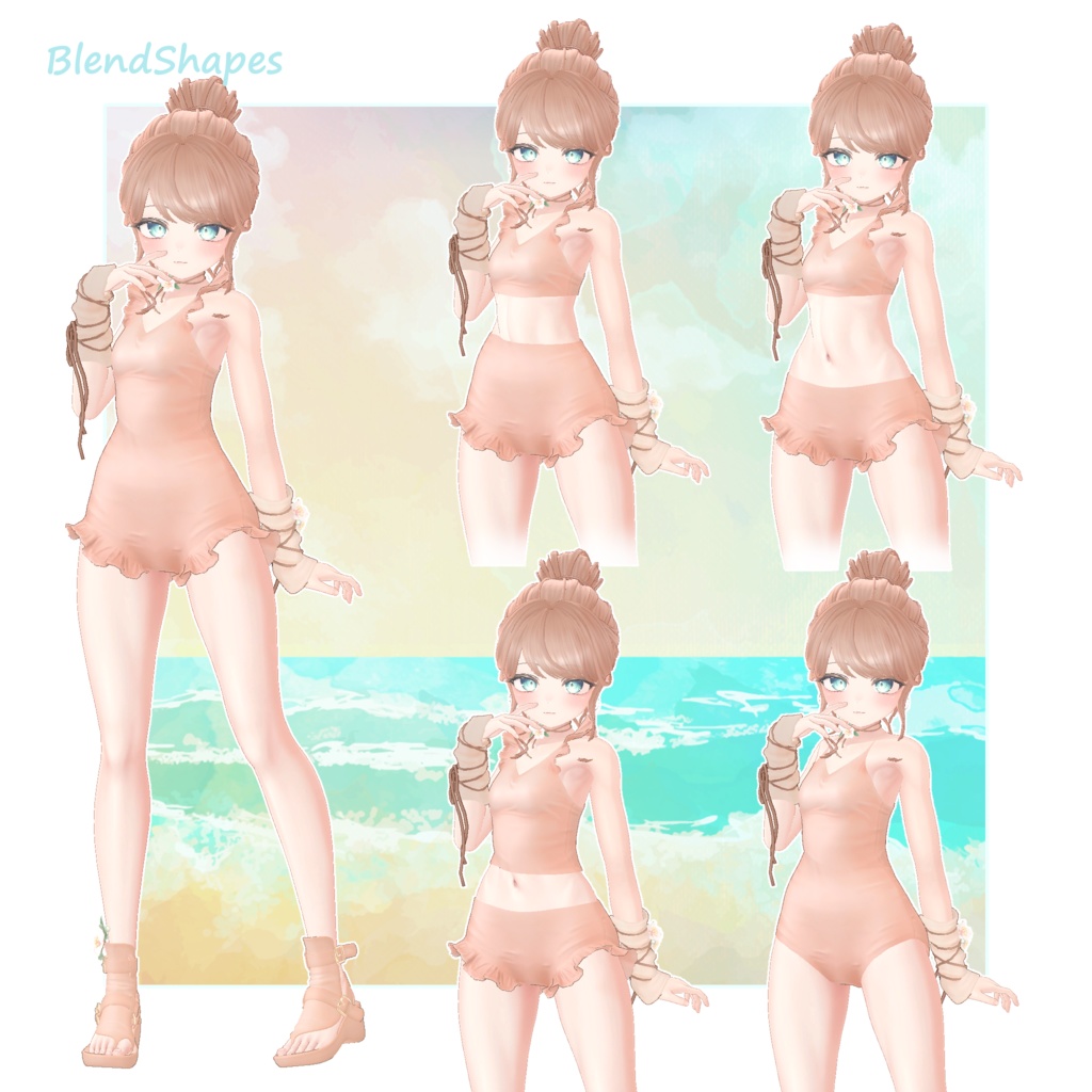 【9アバター対応】SummerBlooms【VRChat】