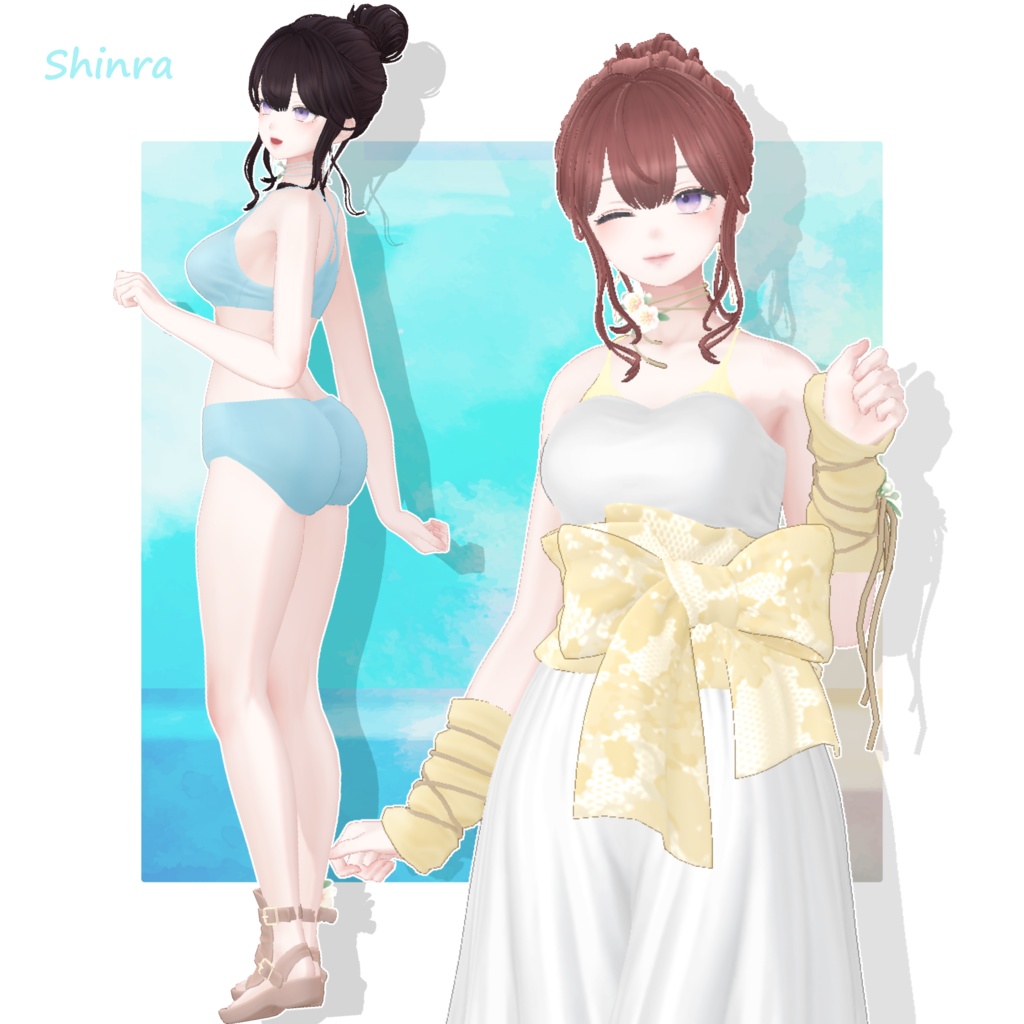 【9アバター対応】SummerBlooms【VRChat】