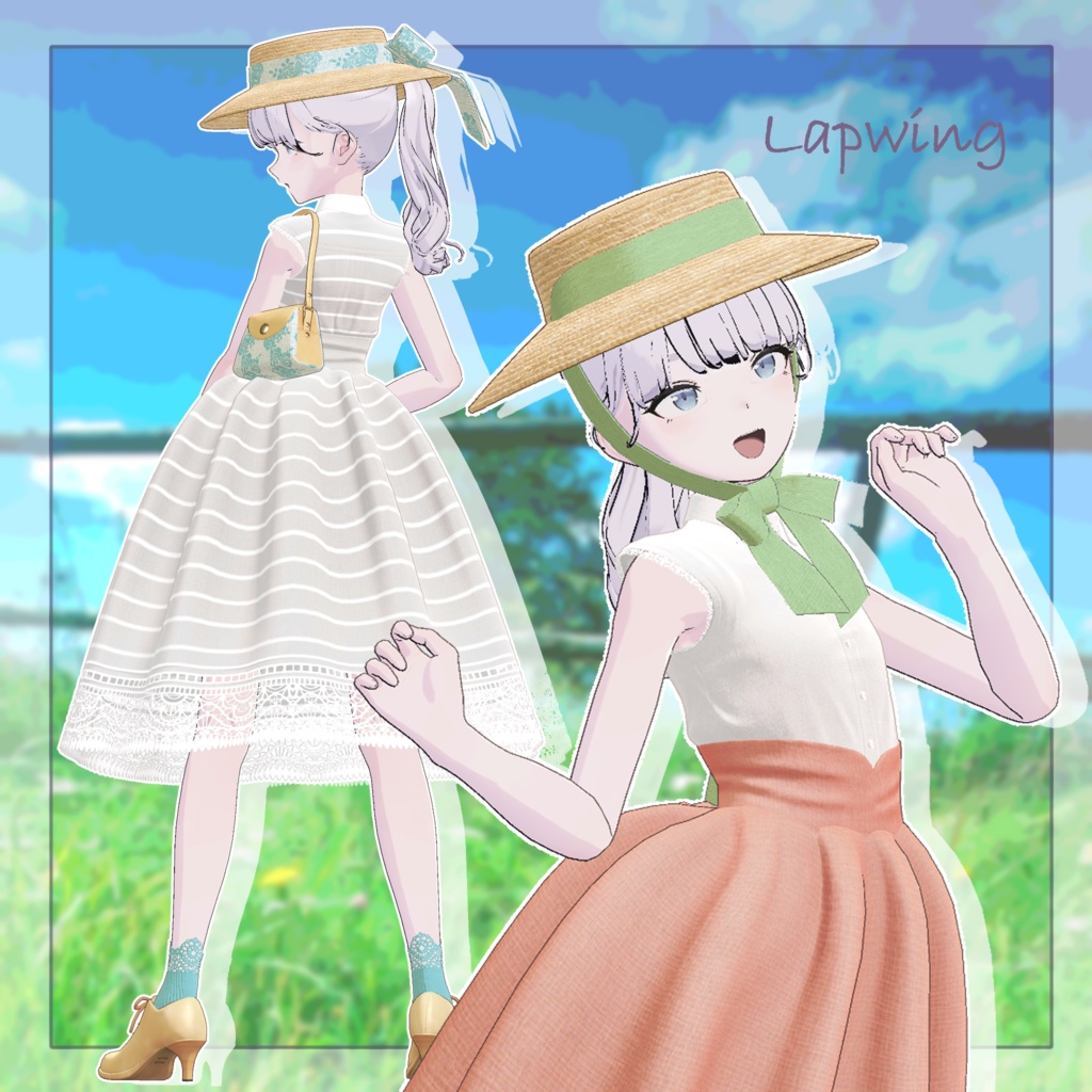 【11アバター対応】あの夏、 【VRC衣装】