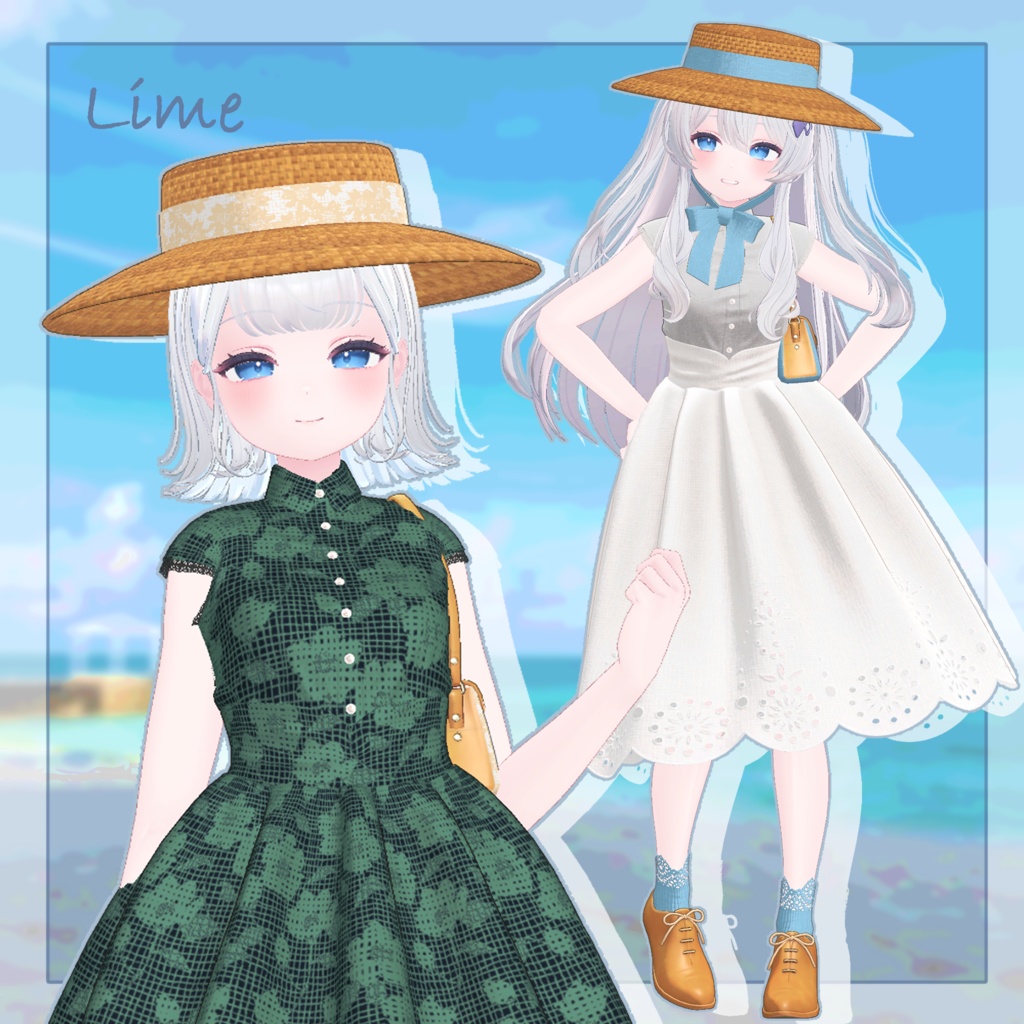 【11アバター対応】あの夏、 【VRC衣装】