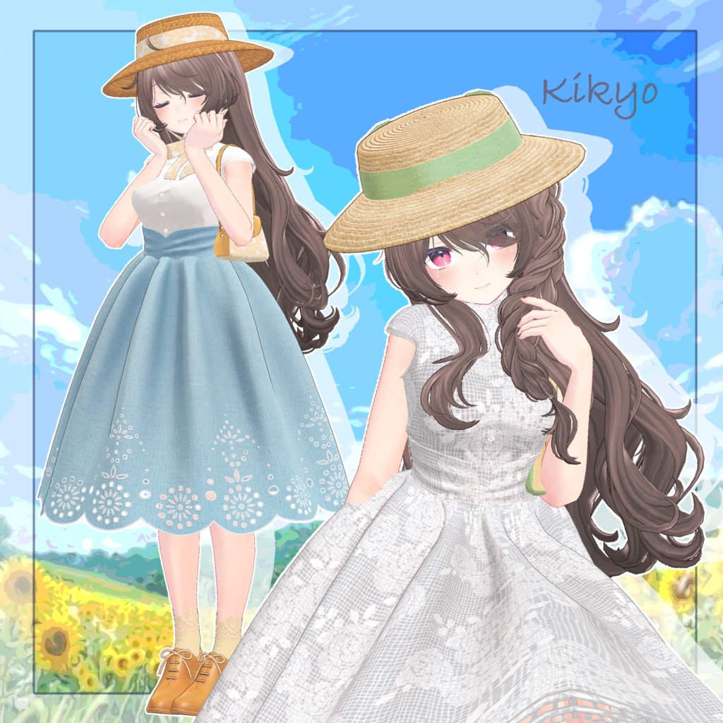 【11アバター対応】あの夏、 【VRC衣装】