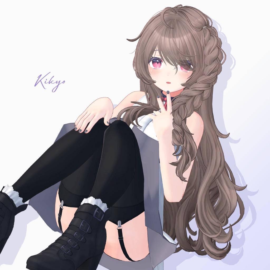 Lovesick Hair【8アバター対応/VRC Hair】