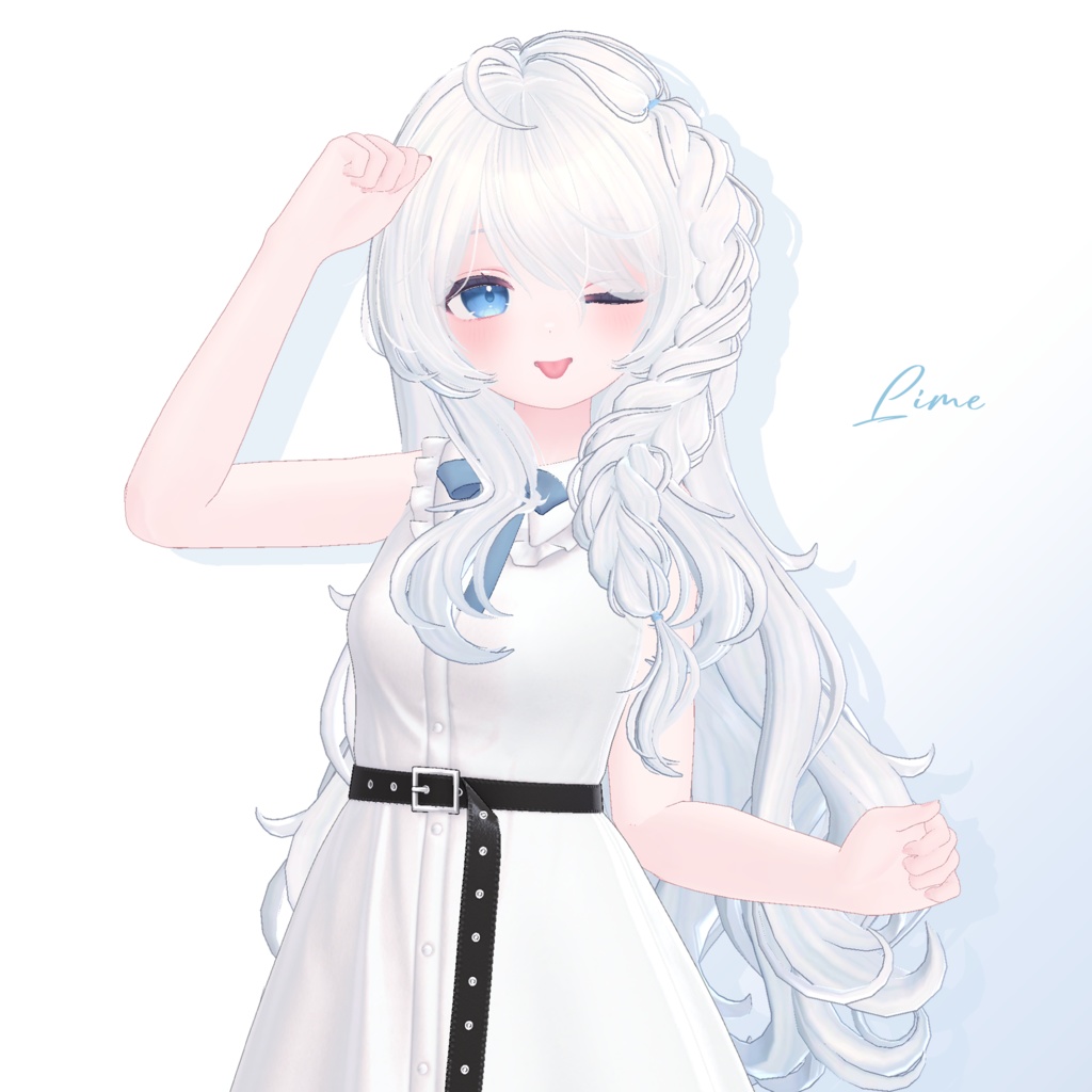 Lovesick Hair【8アバター対応/VRC Hair】