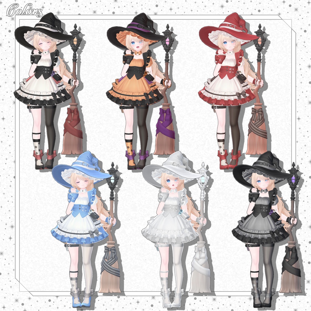 【15アバター対応】WiccaMaid【VRChat】