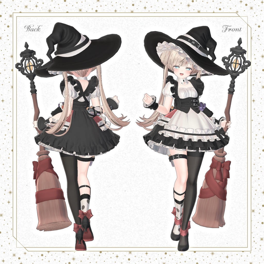 【15アバター対応】WiccaMaid【VRChat】