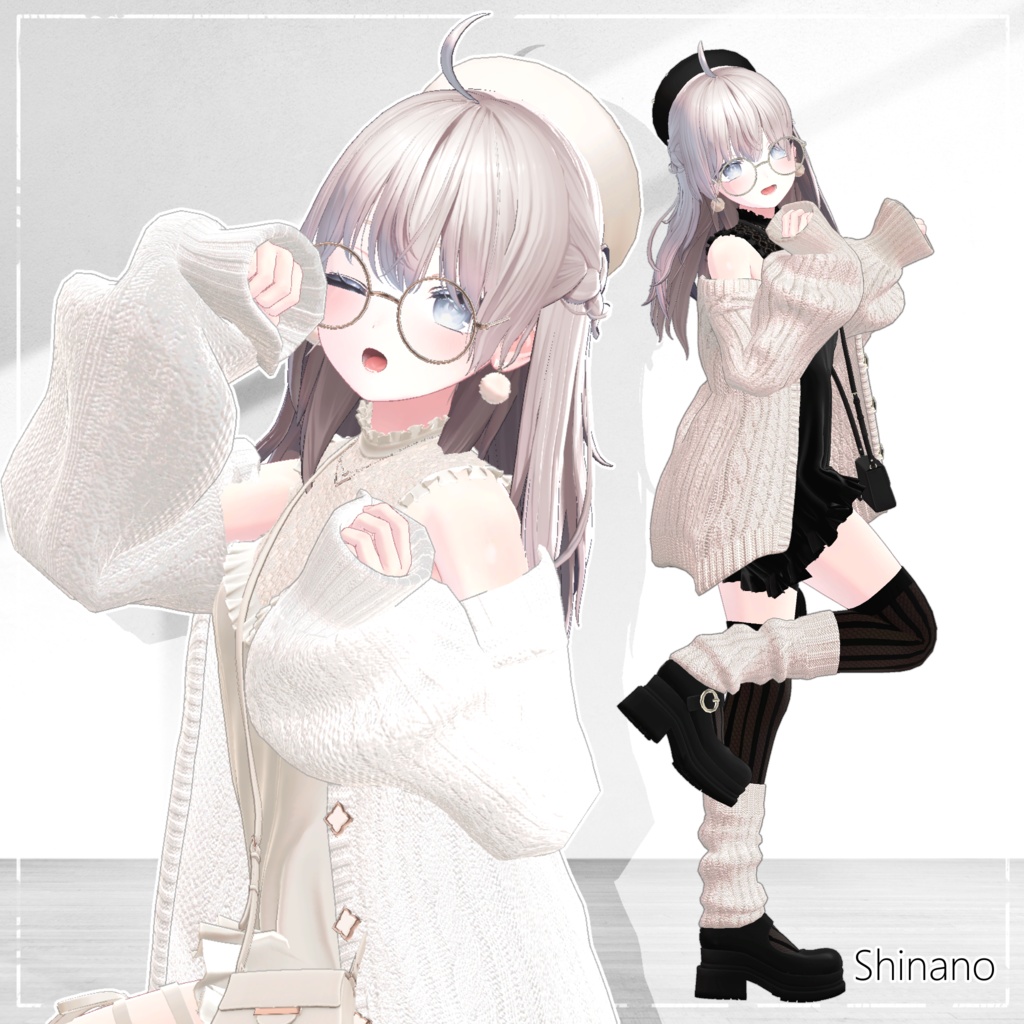 13アバター対応】Mellow Mellow Knit【VRChat】 - NookNook
