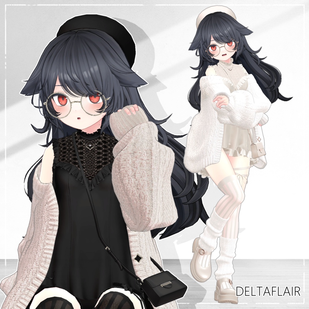 【13アバター対応】Mellow Mellow Knit【VRChat】