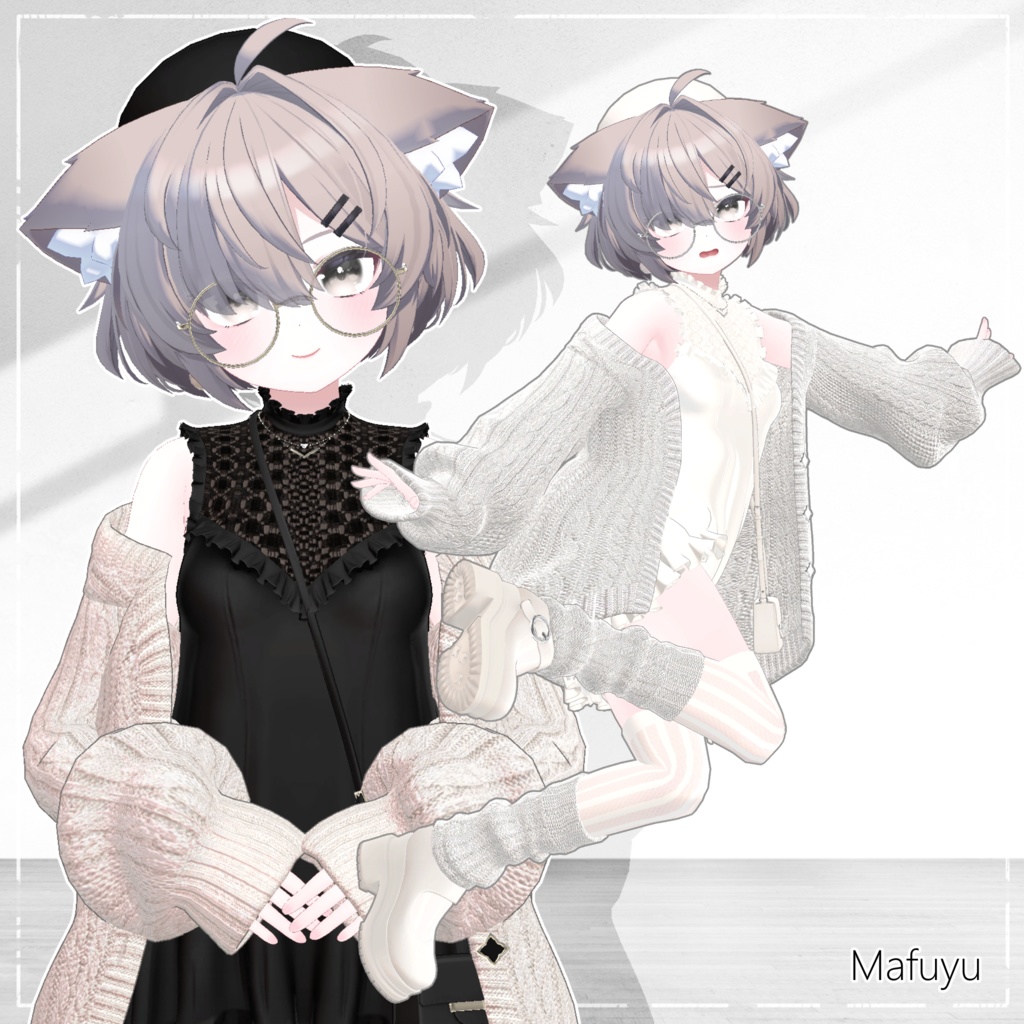 【13アバター対応】Mellow Mellow Knit【VRChat】
