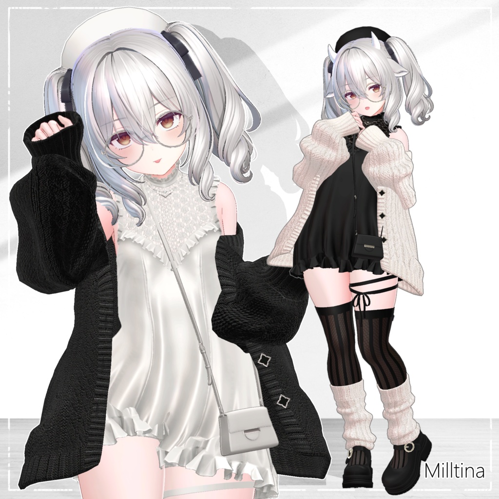 【13アバター対応】Mellow Mellow Knit【VRChat】