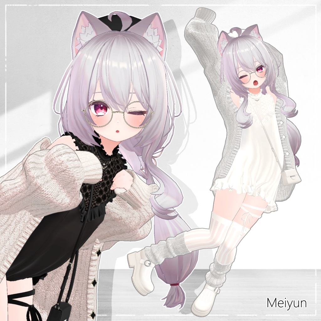 【13アバター対応】Mellow Mellow Knit【VRChat】