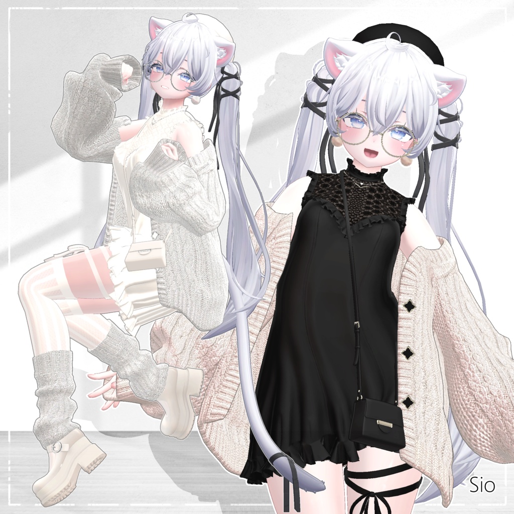 【13アバター対応】Mellow Mellow Knit【VRChat】