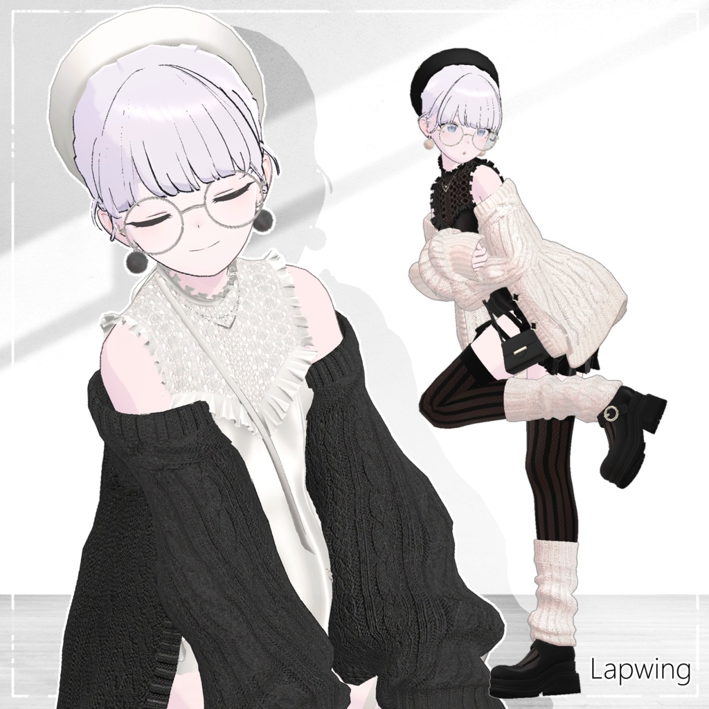 【13アバター対応】Mellow Mellow Knit【VRChat】