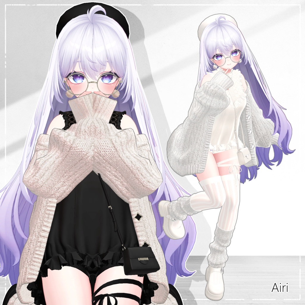 【13アバター対応】Mellow Mellow Knit【VRChat】