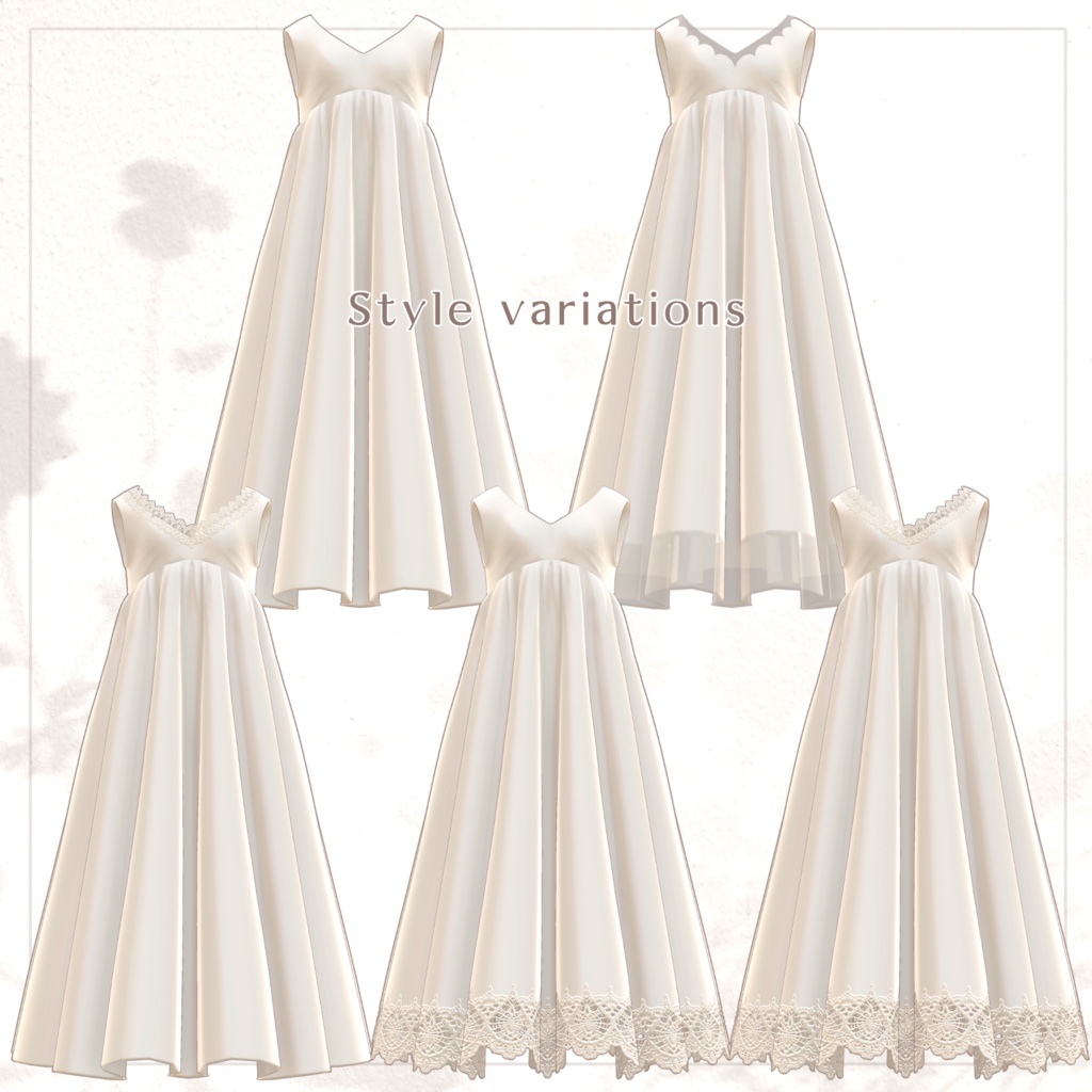 SALE!【10アバター対応】SoyokazeDress【VRChat】