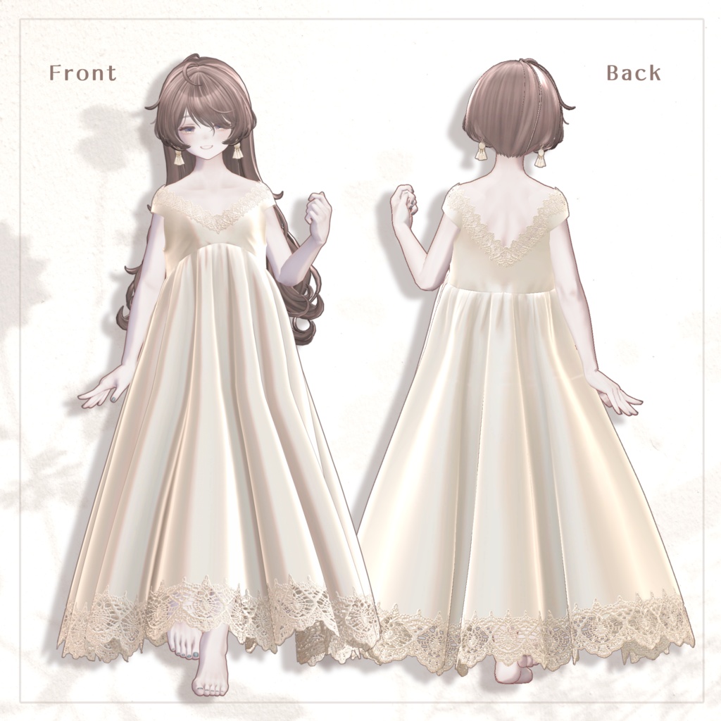 SALE!【10アバター対応】SoyokazeDress【VRChat】
