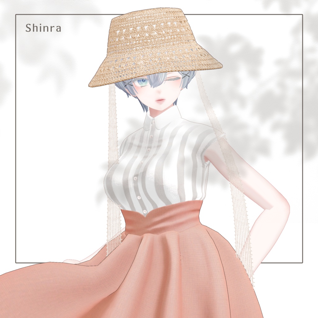 【4アバター対応】Komorebi Hat 2.0【VRChat】