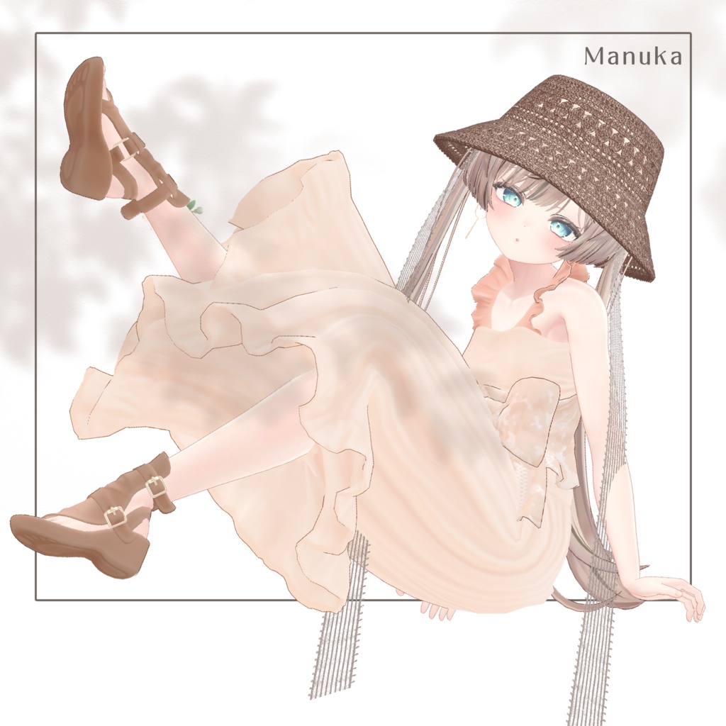 【4アバター対応】Komorebi Hat 2.0【VRChat】