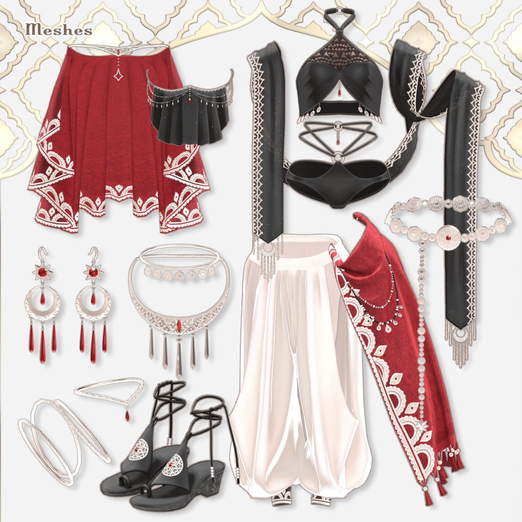 【15アバター対応】Scarlet Hymn【VRChat】