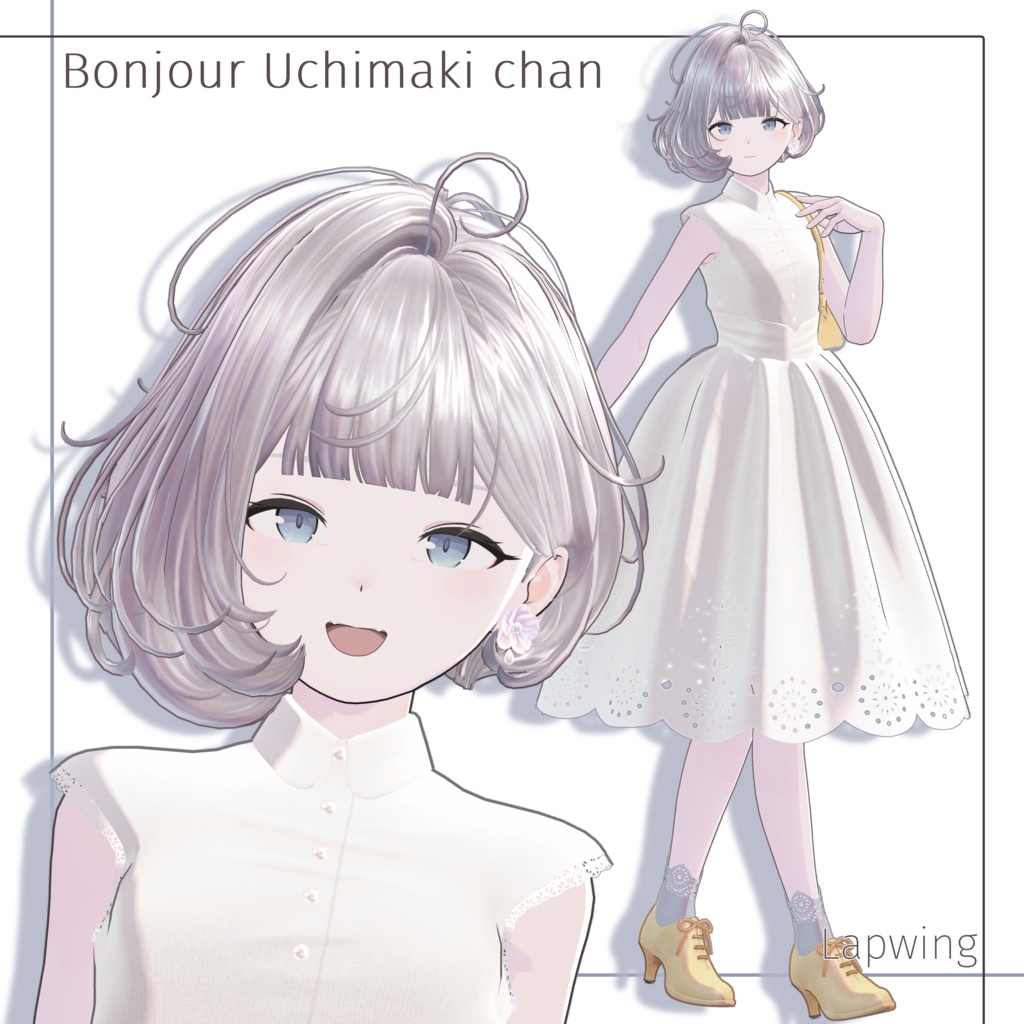 SALE【10アバター対応】ボンジュー☆内巻きちゃん!【VRChat Hair】