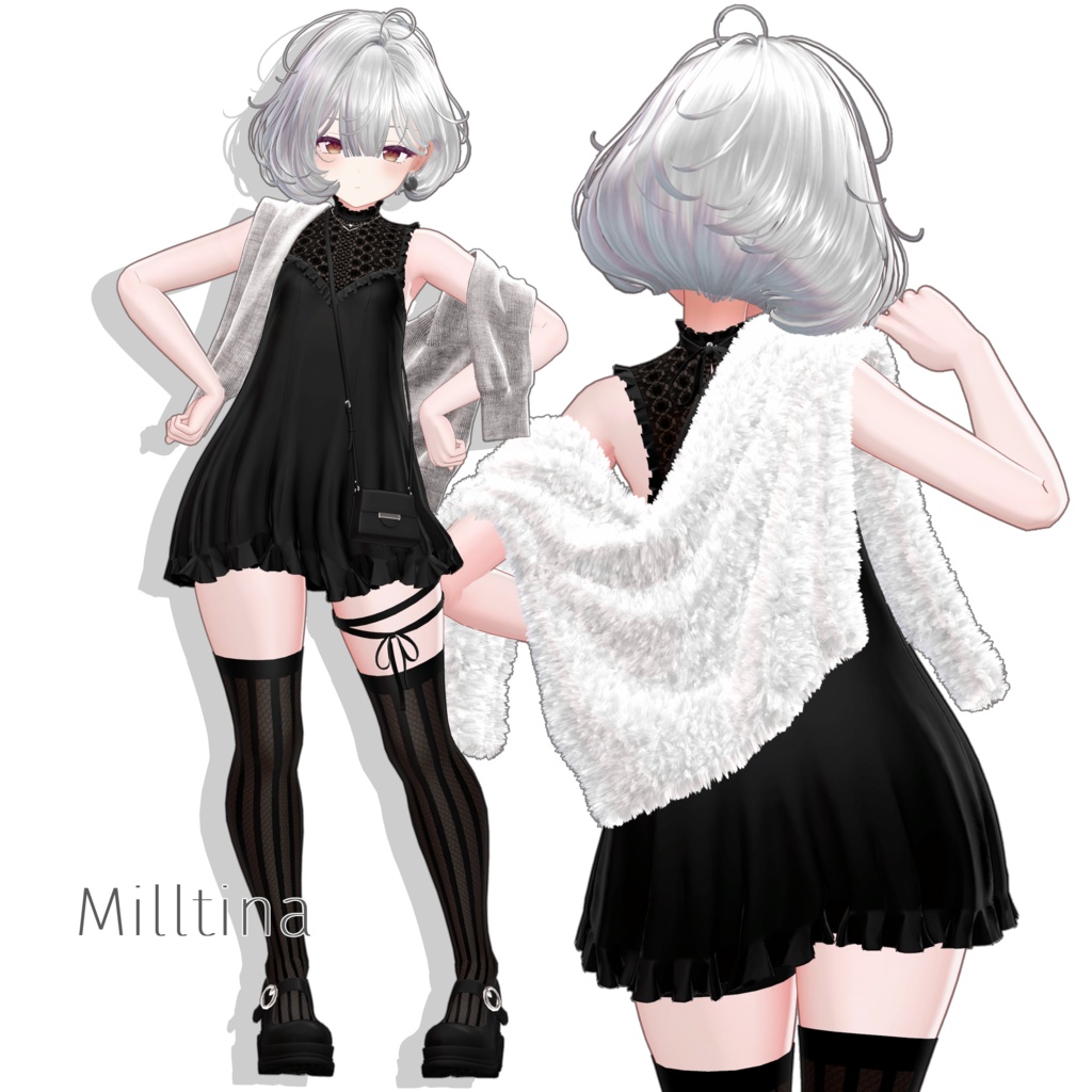 SALE!【12アバター対応】ShoulderCardigan_Matoi【VRChat】