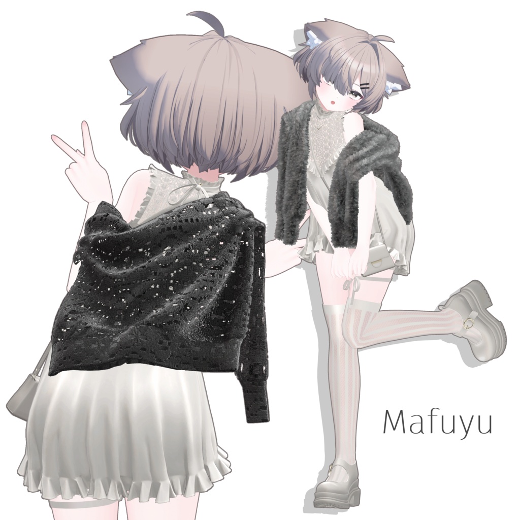 SALE!【12アバター対応】ShoulderCardigan_Matoi【VRChat】