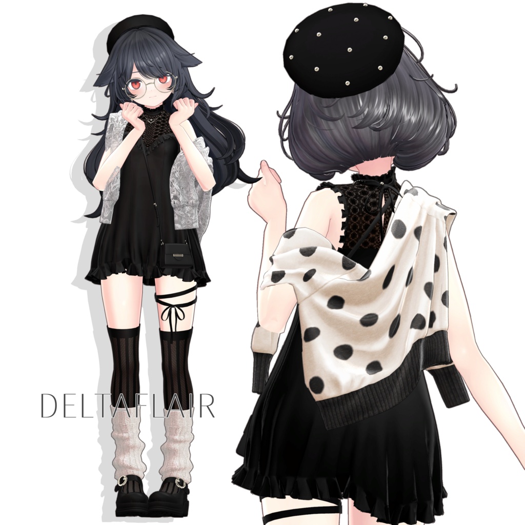 SALE!【12アバター対応】ShoulderCardigan_Matoi【VRChat】