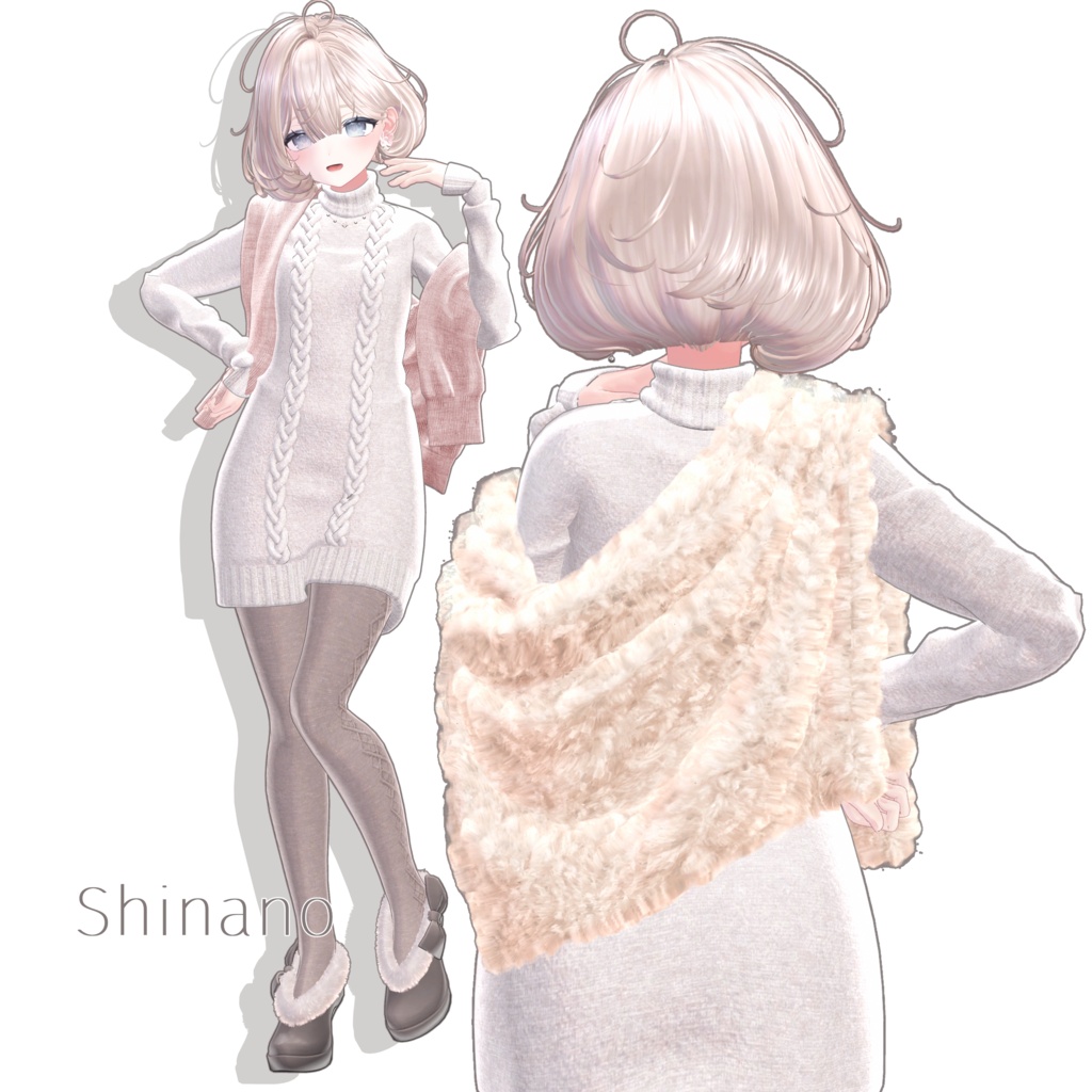 SALE!【12アバター対応】ShoulderCardigan_Matoi【VRChat】