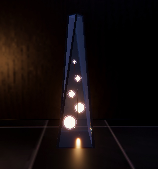 【3Dモデル/VRchat】Sculptural Light 各4種 オブジェ型 照明