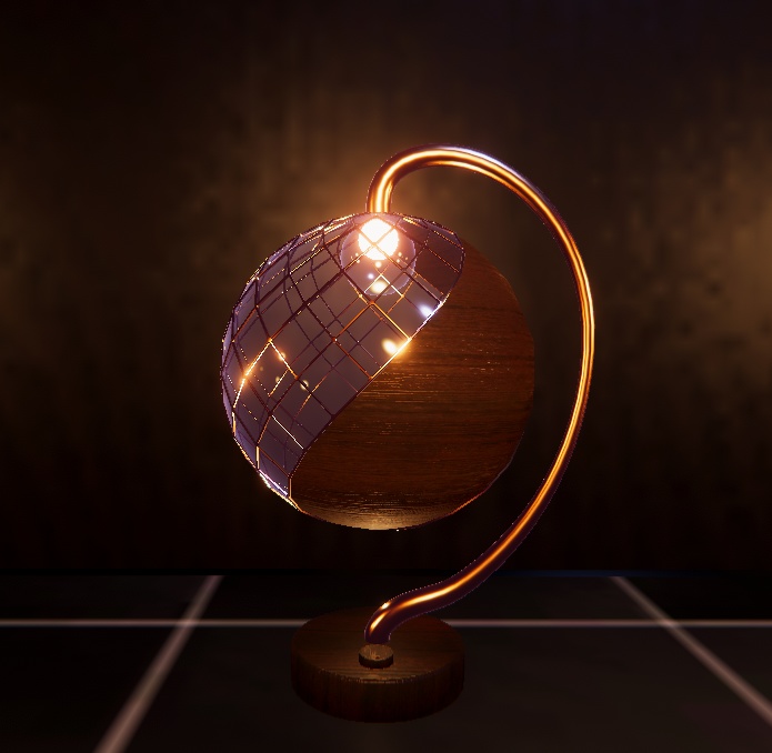 【3Dモデル/VRchat】Sculptural Light 各4種 オブジェ型 照明